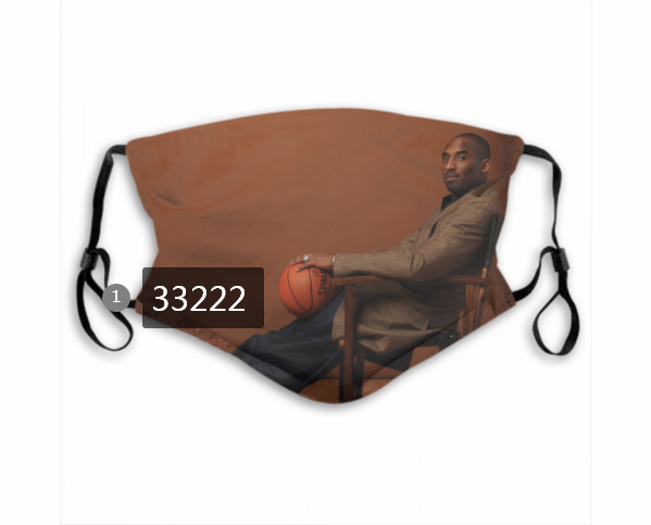 2021 NBA Los Angeles Lakers #24 kobe bryant 33222 Dust mask with filter